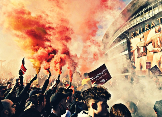 Акция протеста фанатов Арсенала
