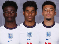 Трио сборной Англии