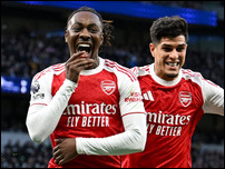 "Арсенал" разгромил "Тоттенхэм" в дерби Северного Лондона